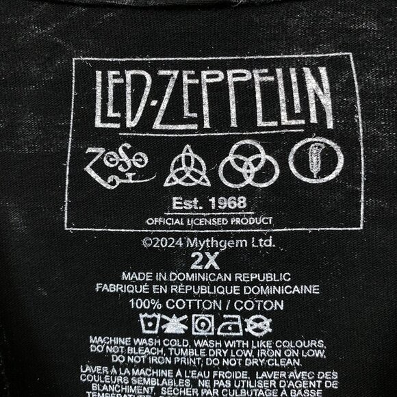Led Zeppelin Fallen Angel Water color Tshirt size 2XL - Picture 4 of 5
